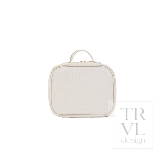LUXE TRVL2 Cosmetic Toiletry Case - WOVEN SAND - Cosmetic & Toiletry Bags