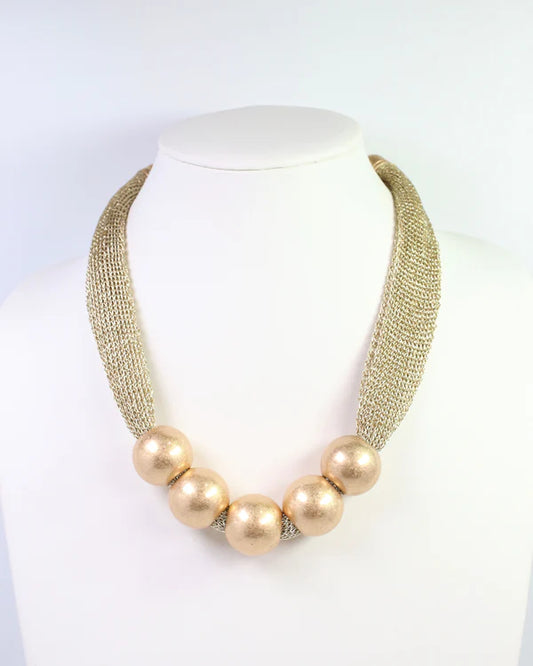 The Manistee Mesh Necklace