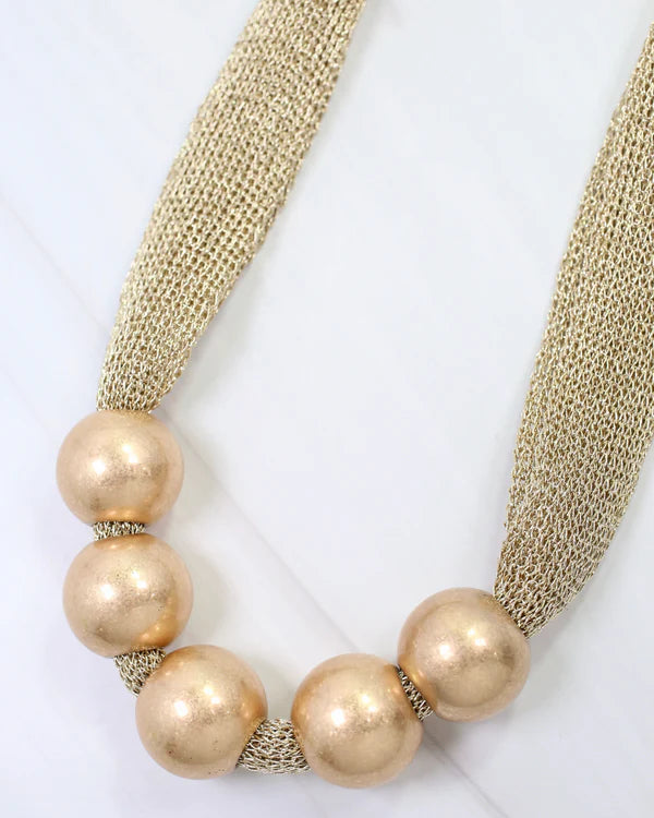 The Manistee Mesh Necklace