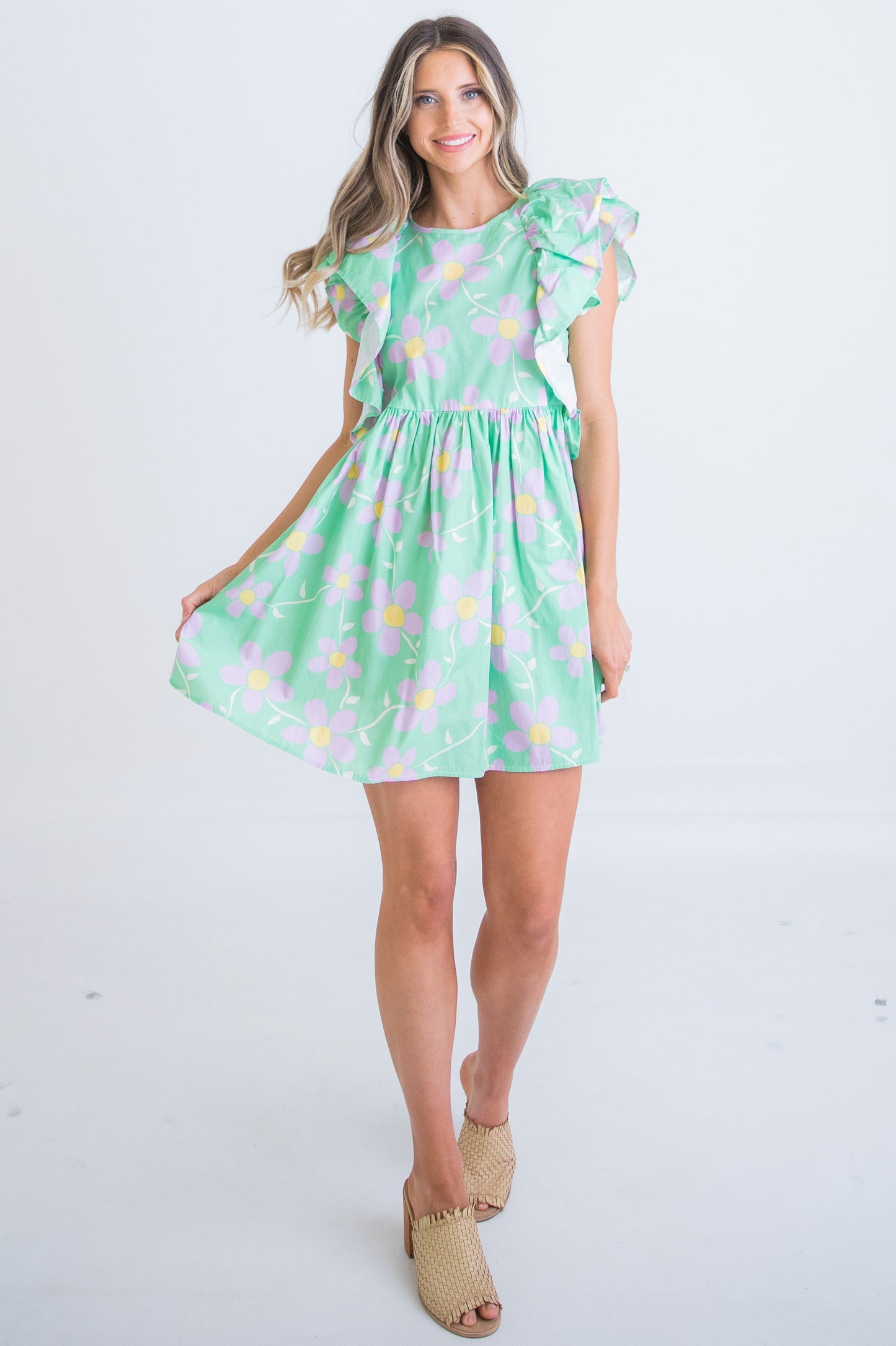 The Daisy Ruffle Dress/FINAL SALE