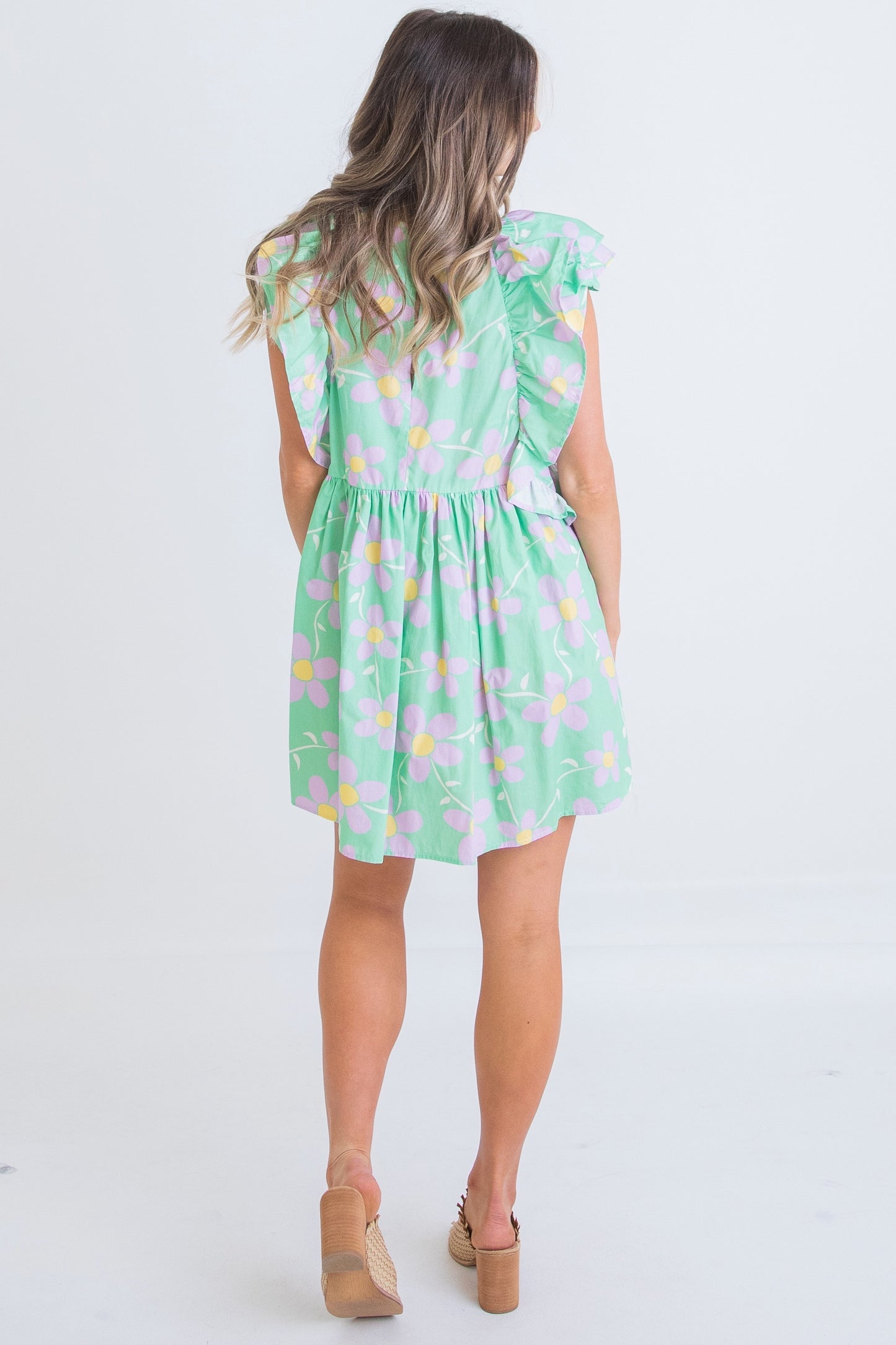 The Daisy Ruffle Dress/FINAL SALE