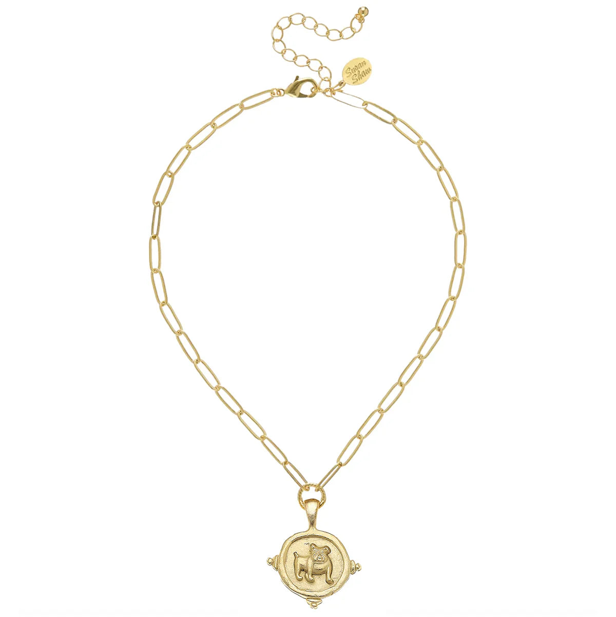 Susan Shaw/ Bulldog Paperclip Necklace