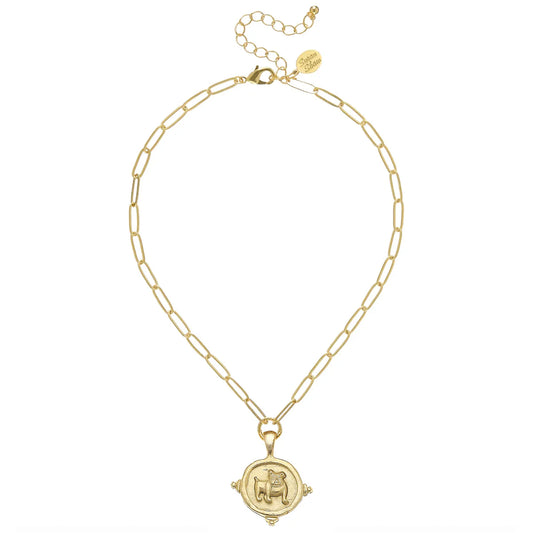 Susan Shaw/ Bulldog Paperclip Necklace