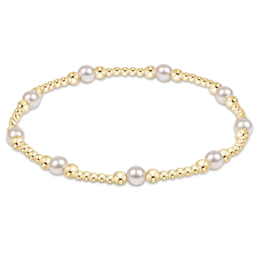 ENewton/ Purpose Pearl 5MM Gold Bracelet