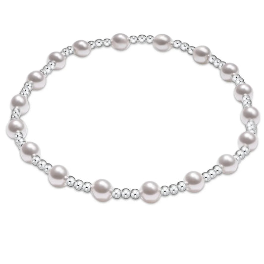 ENewton/ Sincerity Pearl 4MM Sterling Bracelet