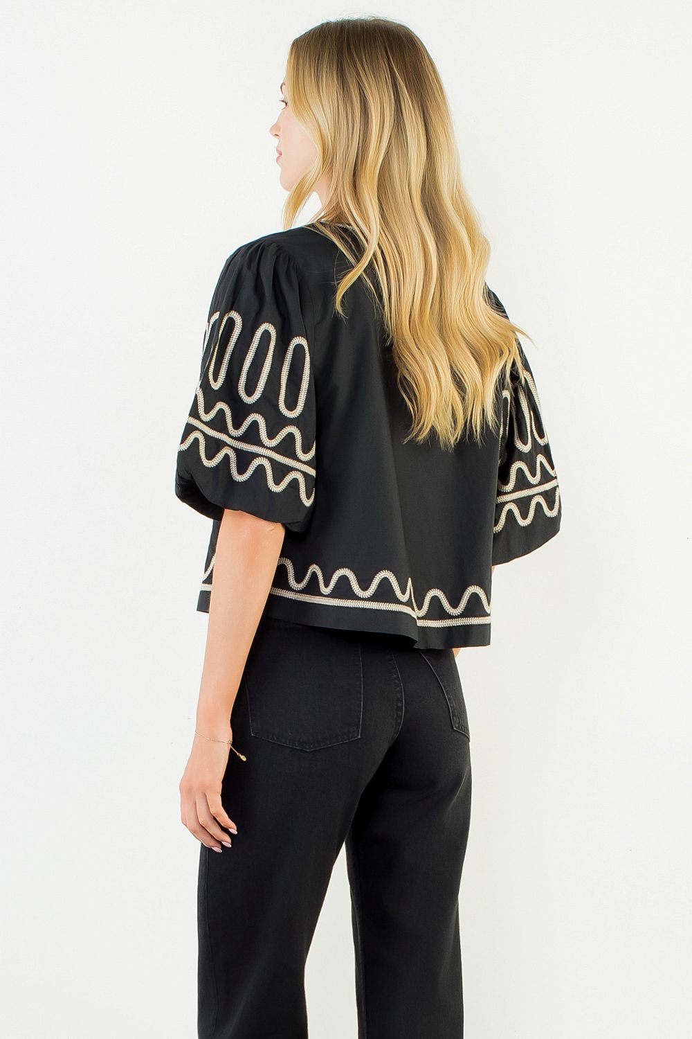 The Ernie Embroidered Top