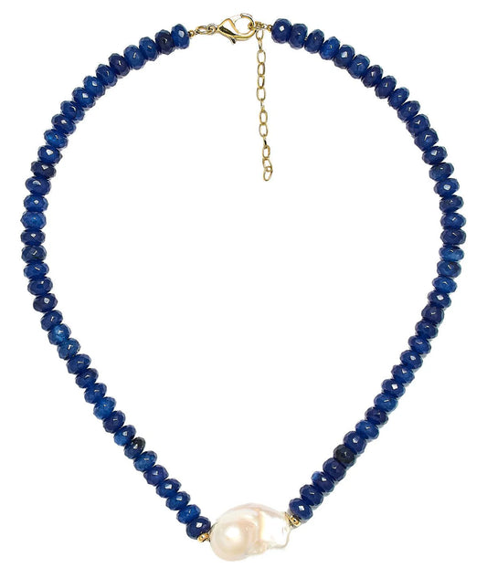 Lisi Lerch/ Susie Beaded Necklace/ Navy