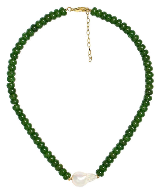 Lisi Lerch/ Susie Beaded Necklace/ Emerald