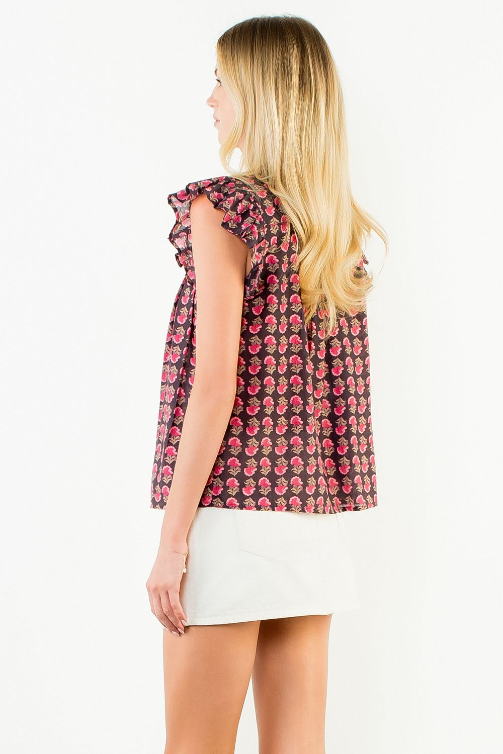 The Fraye Flutter Top