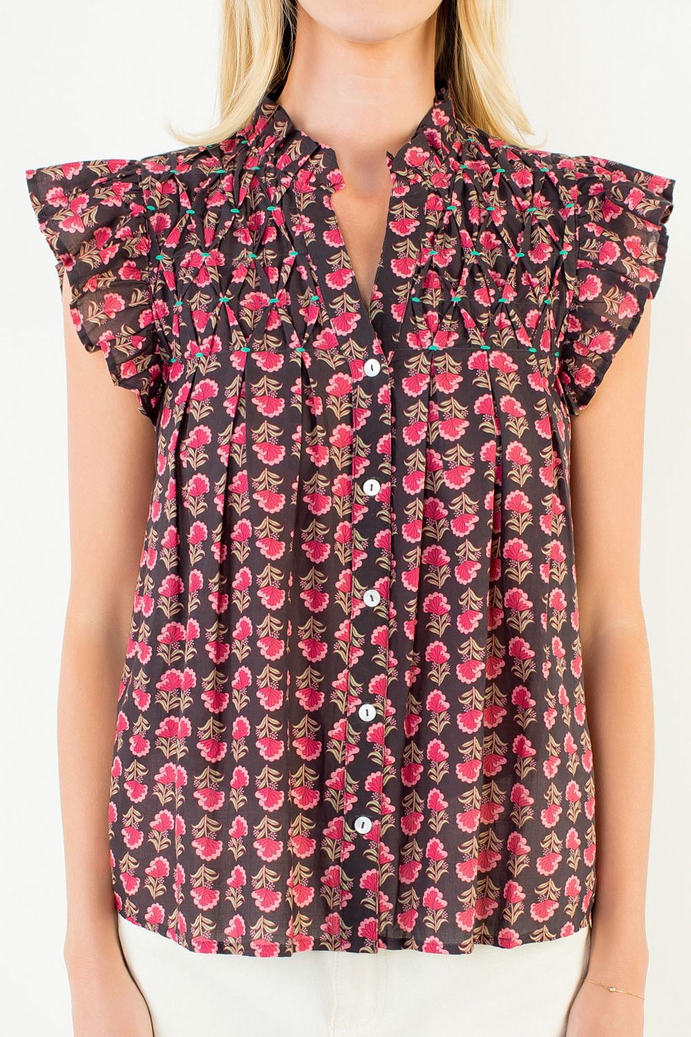 The Fraye Flutter Top