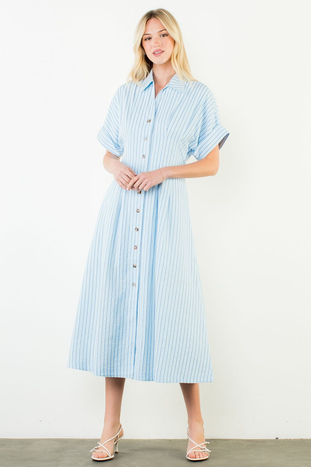 The Sonnie Striped Midi / FINAL SALE