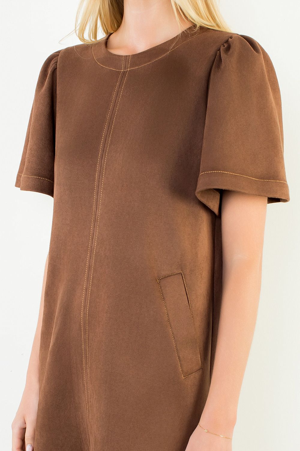 The Stanla Suede Dress