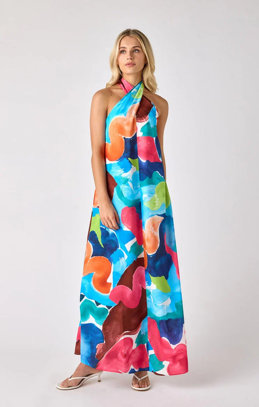 CROSBY/ The Cleo Dress/ Splashy/ FINAL SALE