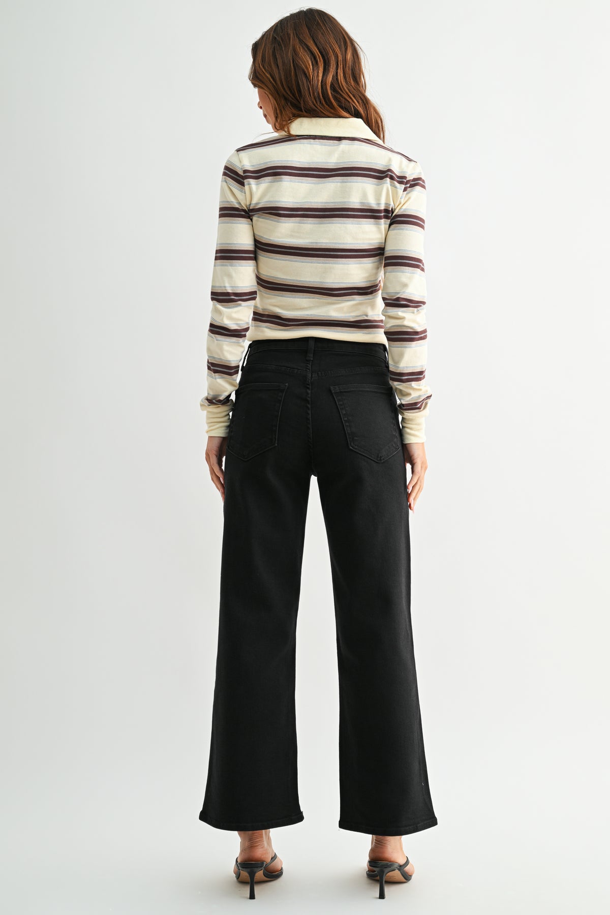 Just Black/ HR Wide Leg/ Black