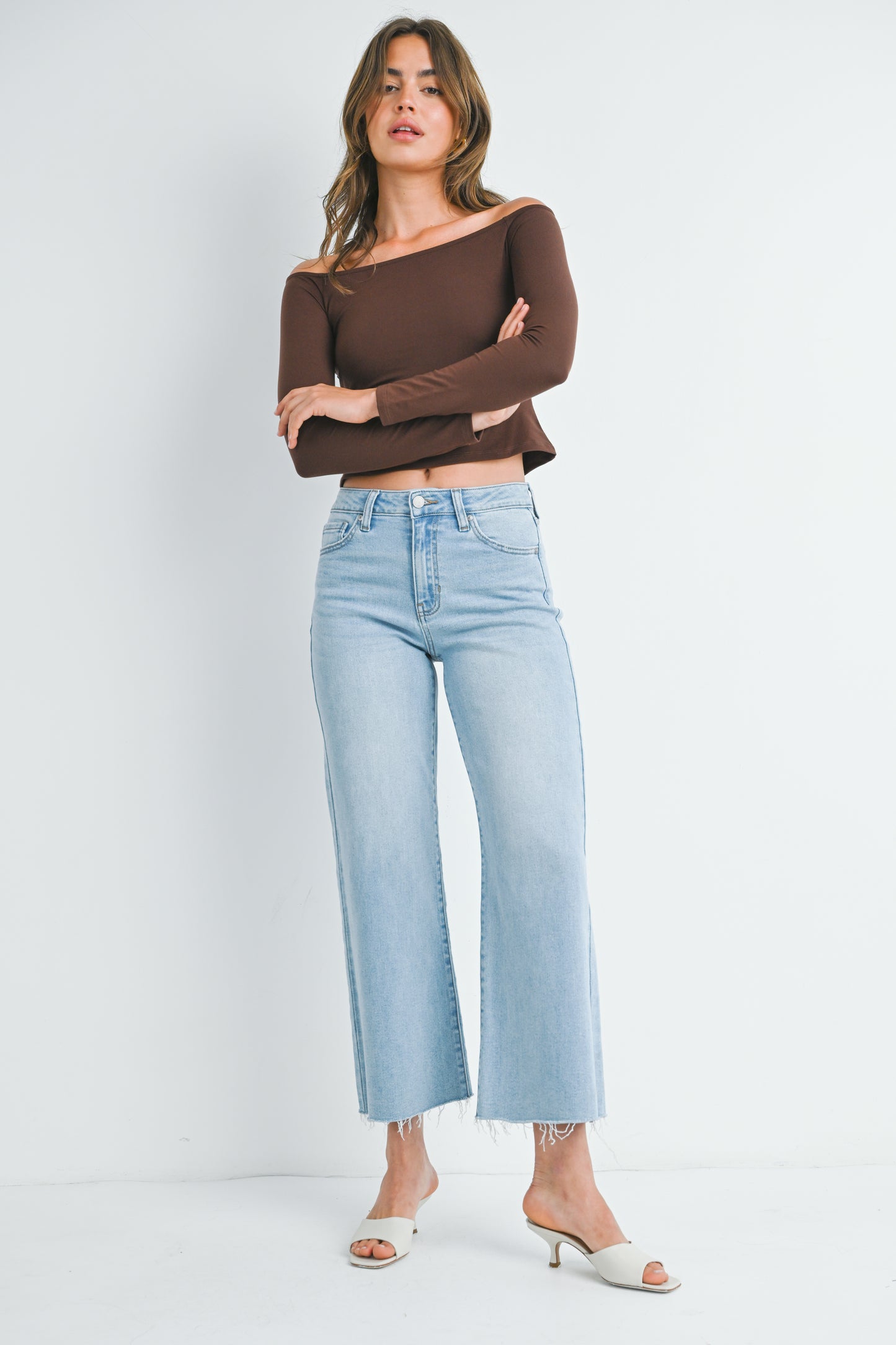 Just Black/ HR Slim Wide Leg