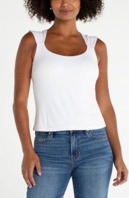 Liverpool/ The Sleevless Built In Bra Top / FINAL SALE