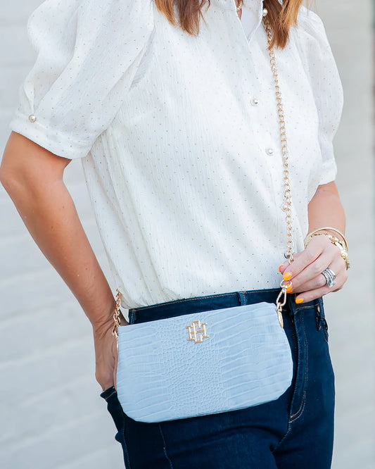 The Livi Crossbody/ Baby Blue EC