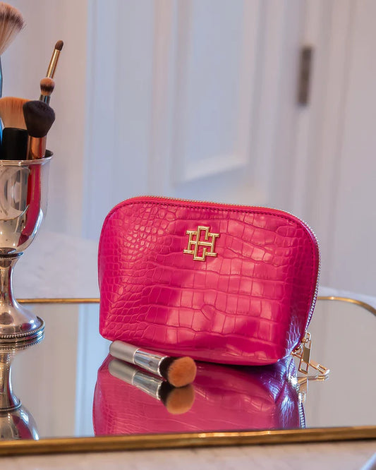 The Ibiza Small Pouch/ Hot Pink EC