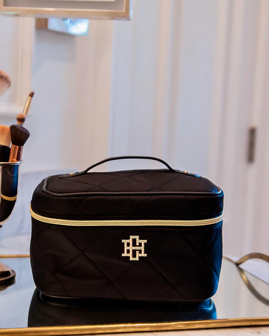 The Hampton Train Case/ Black Nylon