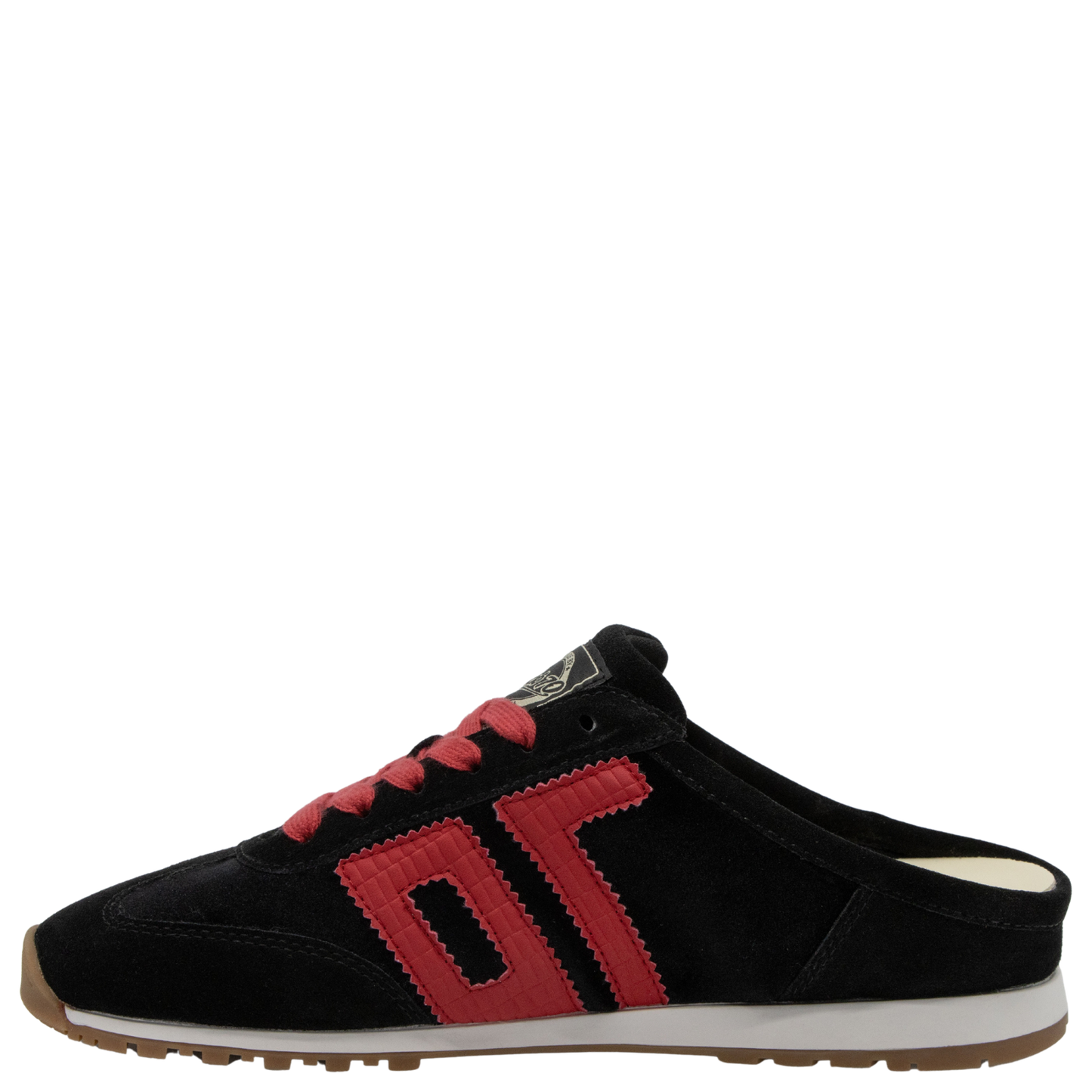 VENICE W26 in VELVET BLACK RED, left view
