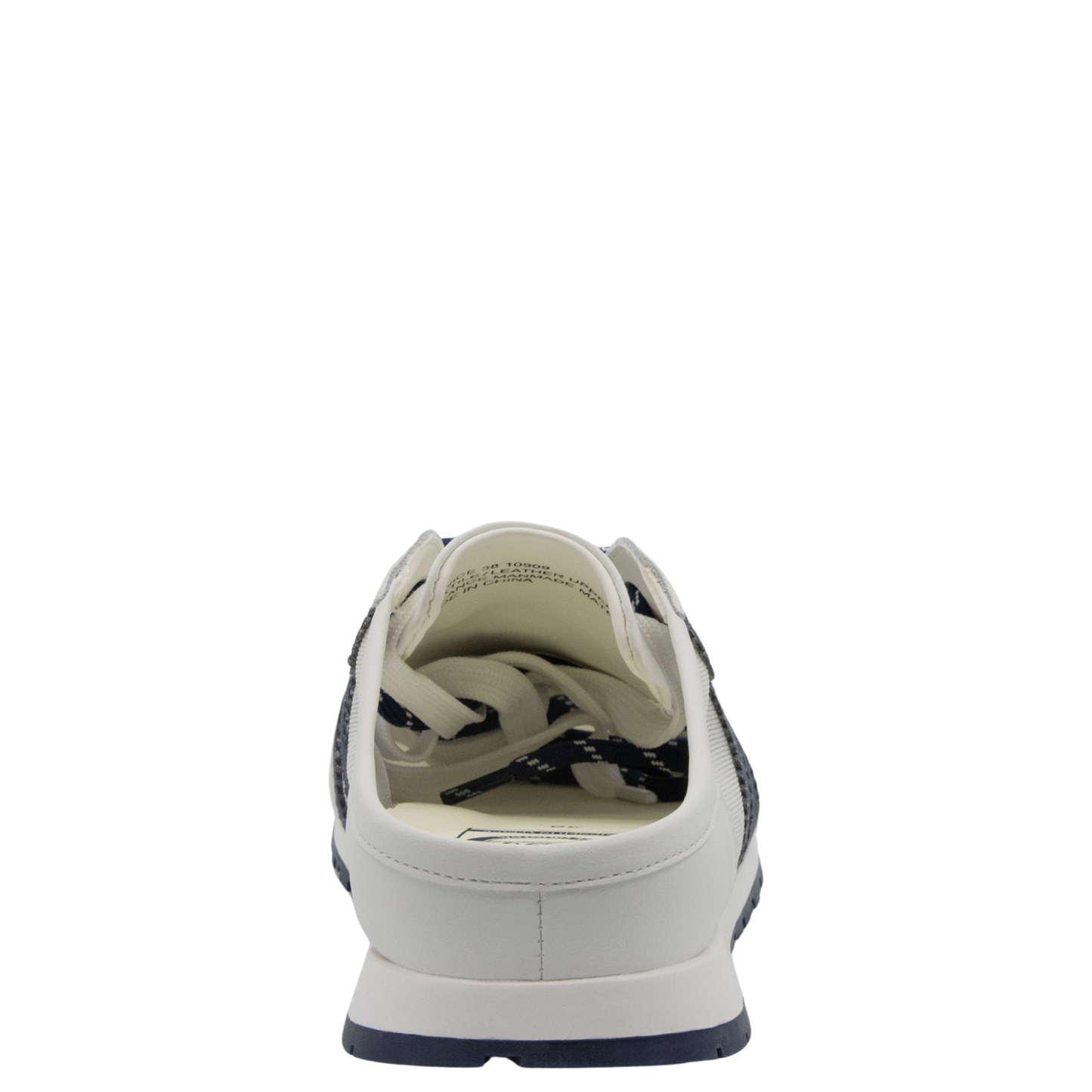 VENICE in WHITE NAVY, back view