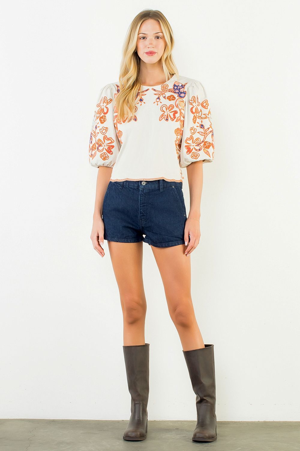 The Eva Embroidered Top