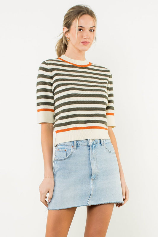 The Sutton Striped Sweater