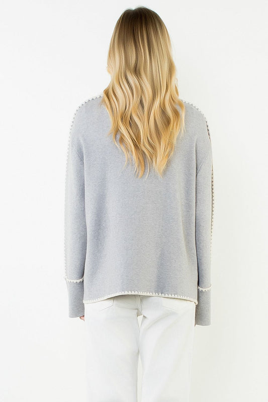 The Eryn Embroidered Cardigan