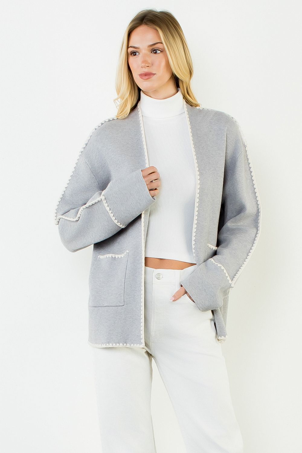 The Eryn Embroidered Cardigan