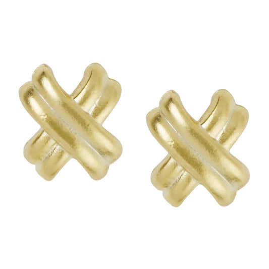 Susan Shaw/ Small Texas X's Earrings