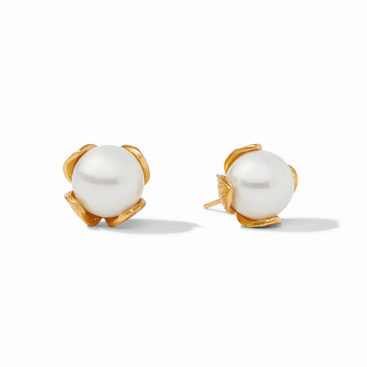 Julie Vos/ Penelope Pearl Gold Stud/ Large