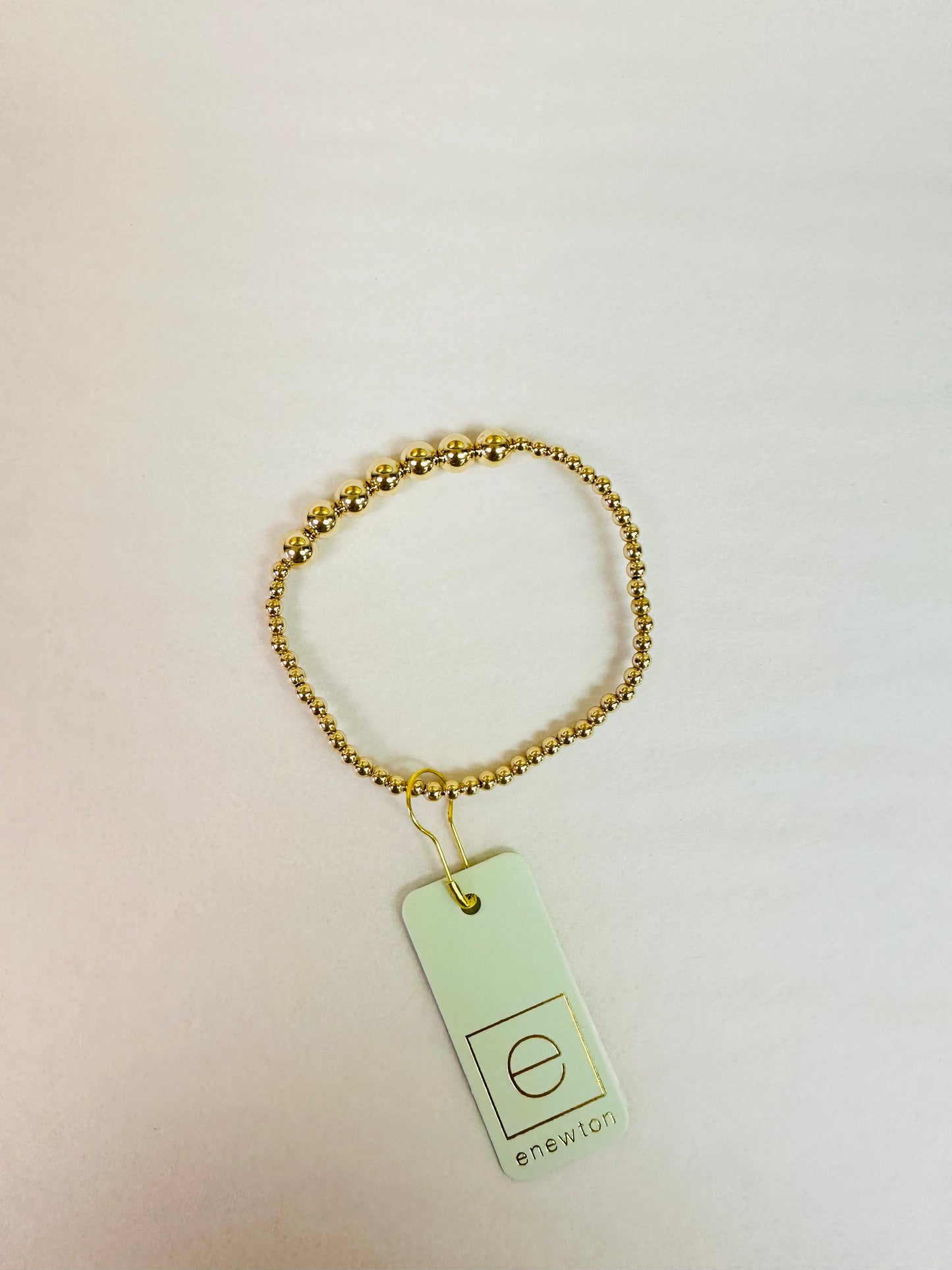 ENewton Classic Gold Beaded Bliss 3mm Bracelet