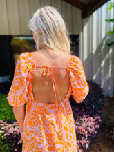 The Tangerine Open Back Dress/FINAL SALE