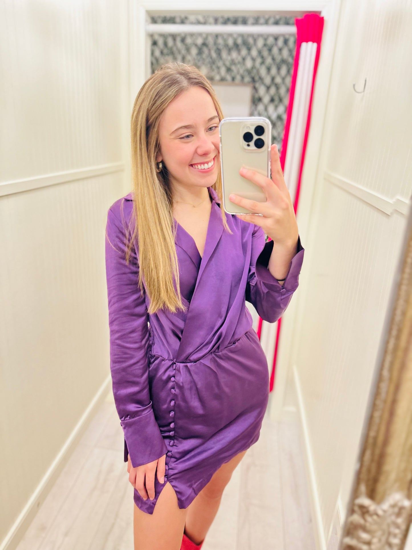 The Palmer Purple Mini Dress/ FINAL SALE