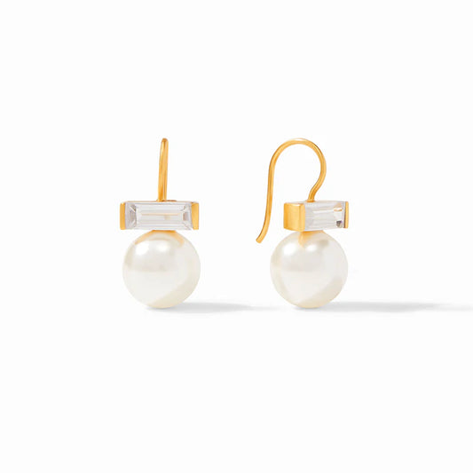 Julie Vos/ Charlotte Earring/ CZ-Pearl