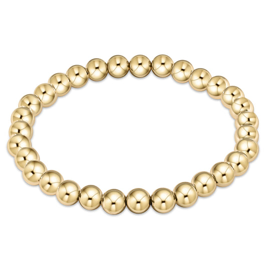 ENewton/ Extends/ Classic Gold 6mm Bead Bracelet